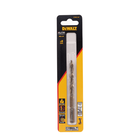 Foret métal HSS-Co Extreme 8 x 75 x 117 mm DEWALT