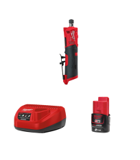Meuleuse droite M12 FDGS-0 + 1 batterie 12V 2 Ah + chargeur C12 C MILWAUKEE