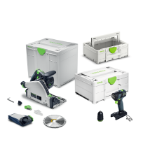 Pack scie plongeante TSC 55 + perceuse-visseuse TXS 18 FESTOOL
