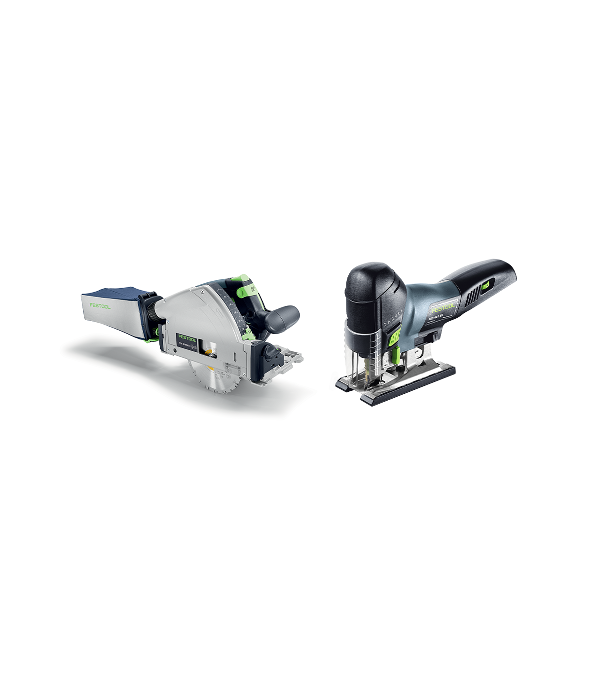 Pack scie plongeante TSC 55 + scie sauteuse PSC 420 FESTOOL