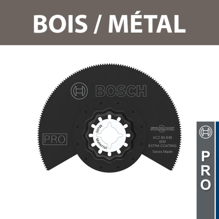 Lame segment BIM Starlock ACZ 85 EIB bois et métal BOSCH