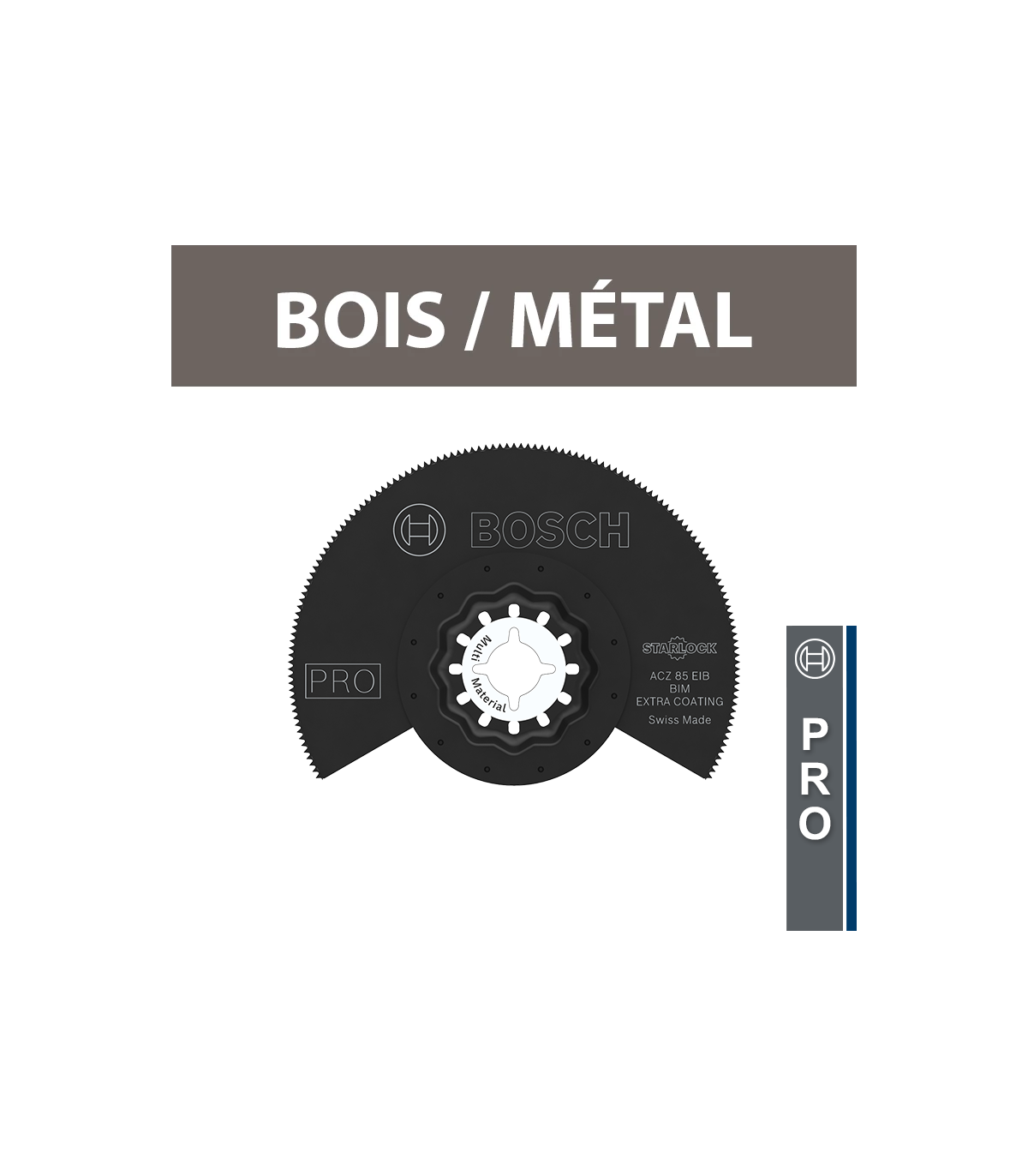 Lame segment BIM Starlock ACZ 85 EIB bois et métal BOSCH