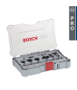 Coffret de 6 fraises 8 mm BOSCH