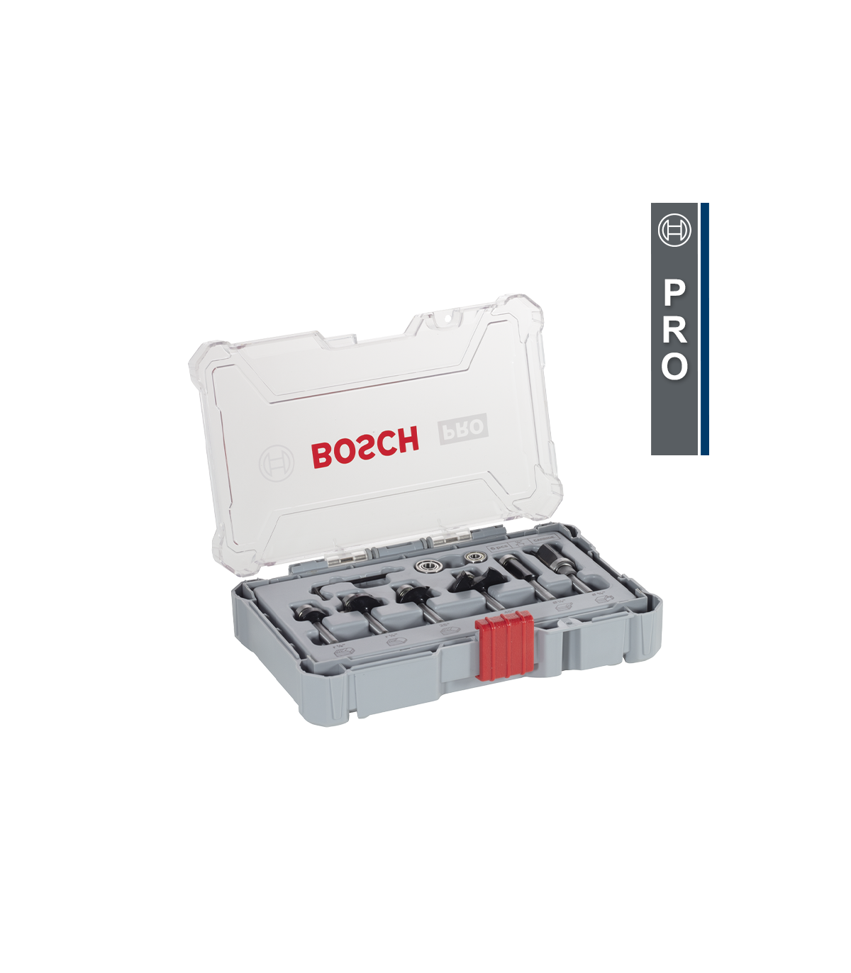 Coffret de 6 fraises 8 mm BOSCH
