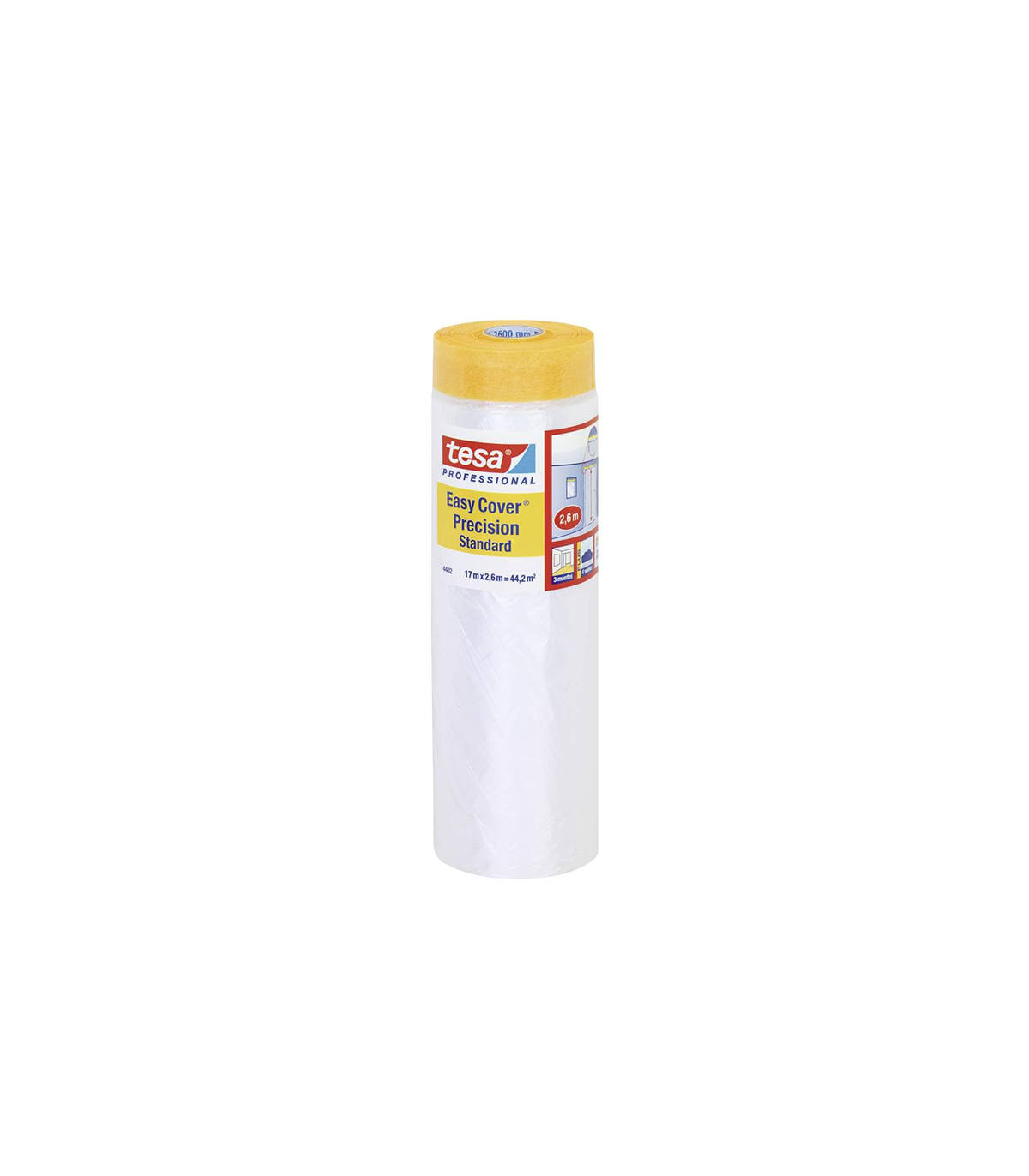 Film de masquage Easy Cover orange 17m x 2600mm TESA