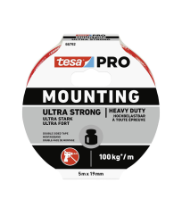 Adhésif double face Ultra Strong "66792" blanc 5M x 19MM TESA