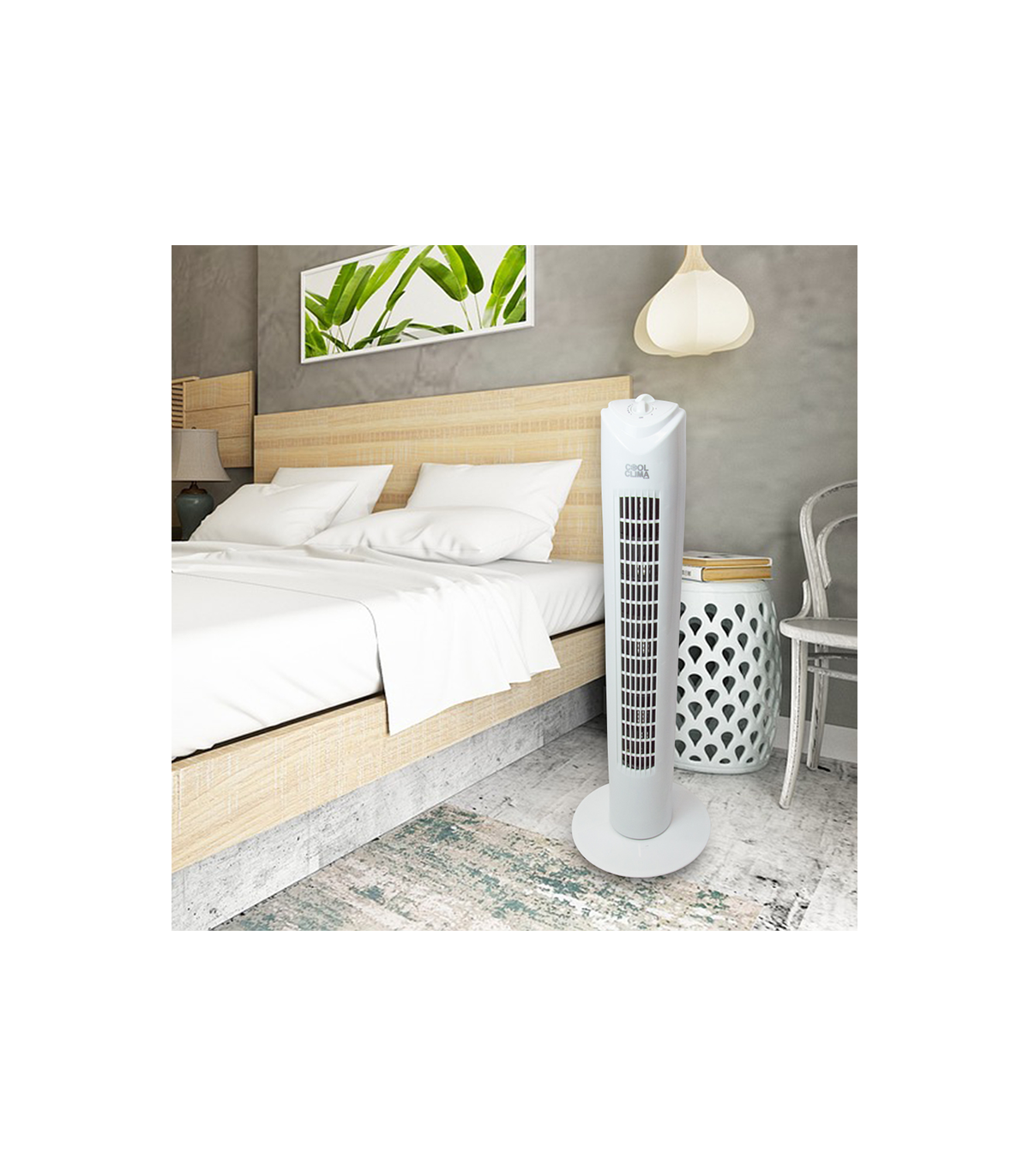 Ventilateur colonne 45W 80 cm COOL CLIMA