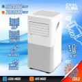 Climatiseur mobile réversible chaud/froid 9000BTU 2.9KW COOL CLIMA