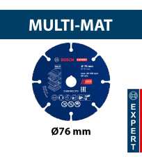 Disque à tronçonner carbure Ø76 EXPERT multi-matériaux BOSCH