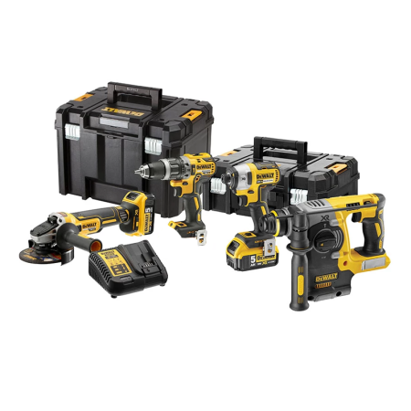 Pack 4 outils 18V DCK422P2T (DCH273 + DCF887 + DCG405+ DCD796) DEWALT