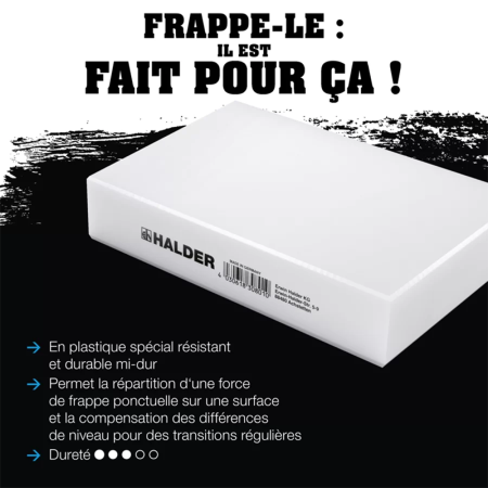 Bloc de frappe en plastique spécial HALDER