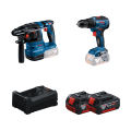 Pack 2 outils 18V Perforateur SDS-Plus GBH 18V-22 + Perceuse-visseuse GSR 18V-55 BOSCH