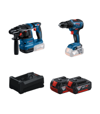 Pack 2 outils 18V Perforateur SDS-Plus GBH 18V-22 + Perceuse-visseuse GSR 18V-55 BOSCH