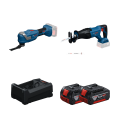 Pack 2 outils 18V Découpeur-ponceur GOP 18V-30 + Scie sabre GSA 18V-280 BOSCH