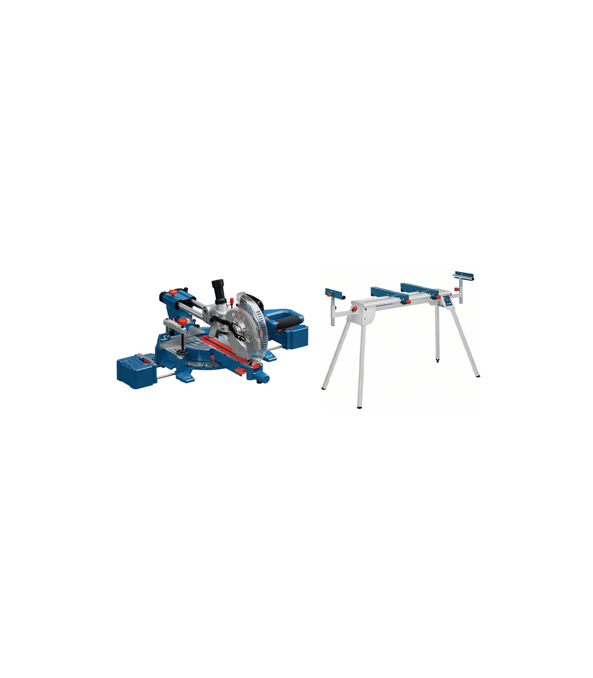 Scie à onglet radiale Ø216 mm GCM 305-216 S + Piétement GTA 2600 BOSCH