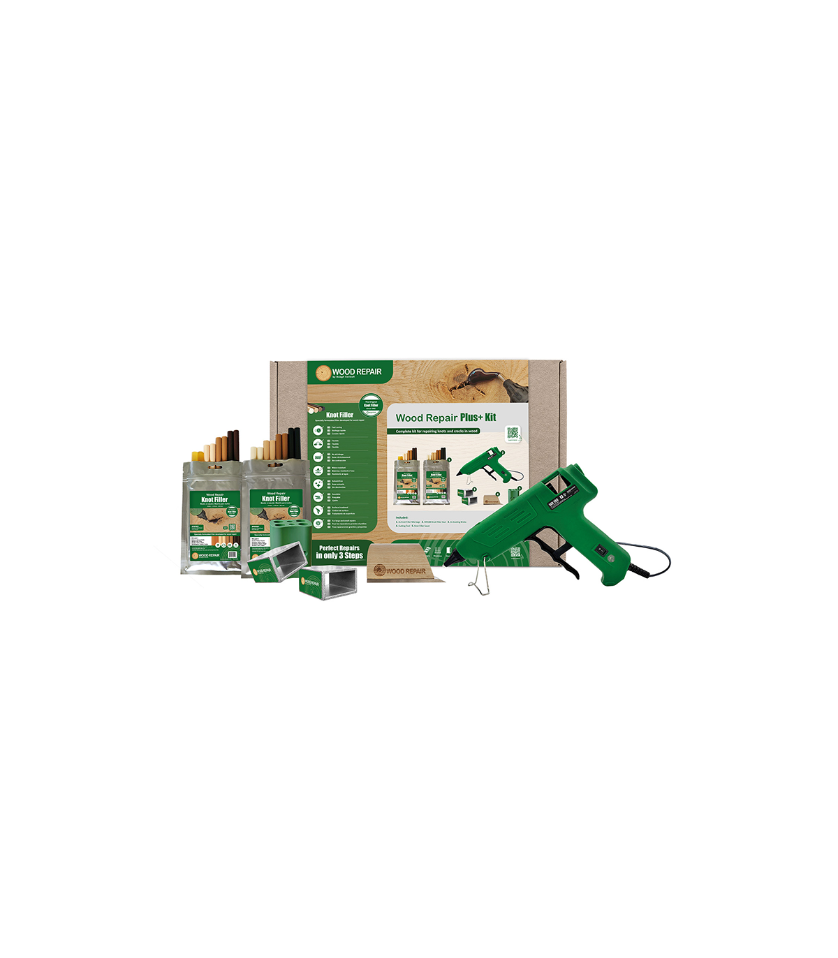 Kit de réparation bois BCD 180 Plus WOOD REPAIR