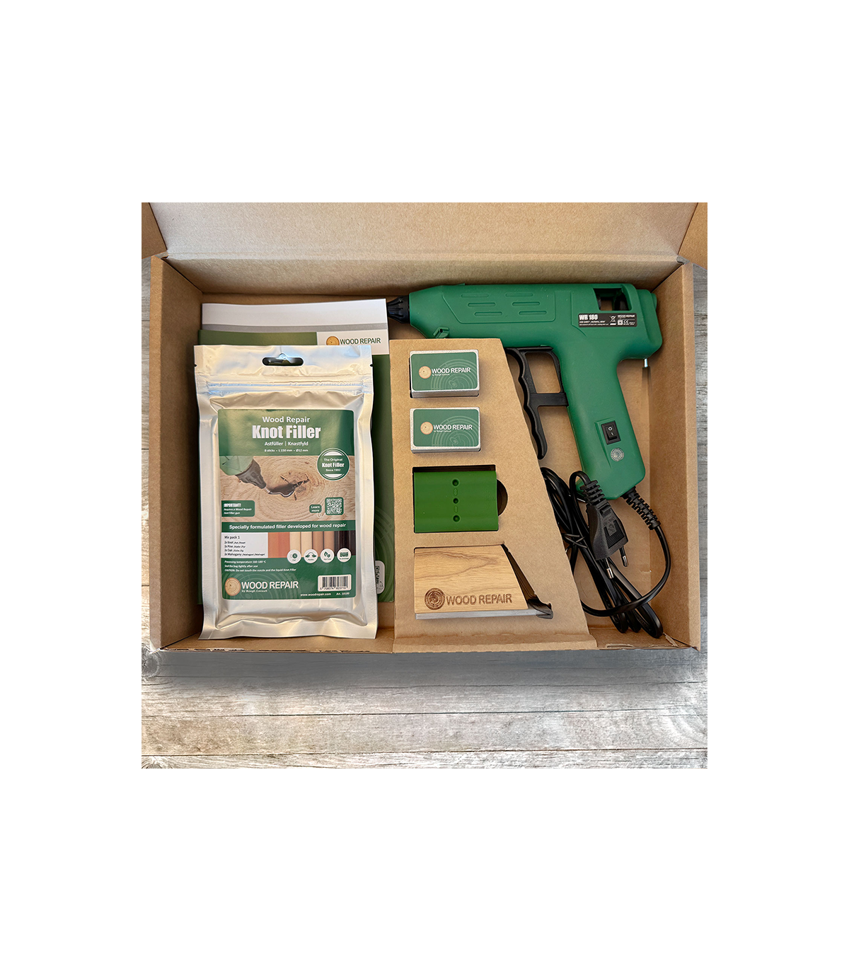 Kit de réparation bois BCD 180 Plus WOOD REPAIR