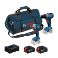 Pack 2 outils 18V Visseuse à chocs / boulonneuse GDX 18V-285 + Perceuse-visseuse GSR 18V-65 BOSCH