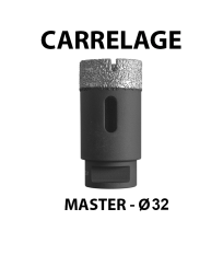 Foret diamant Ø32 MASTER CARRELAGE LU45 M14 SAMEDIA