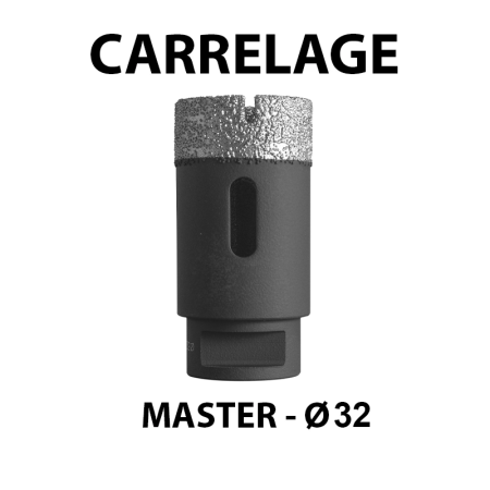 Foret diamant Ø32 MASTER CARRELAGE LU45 M14 SAMEDIA