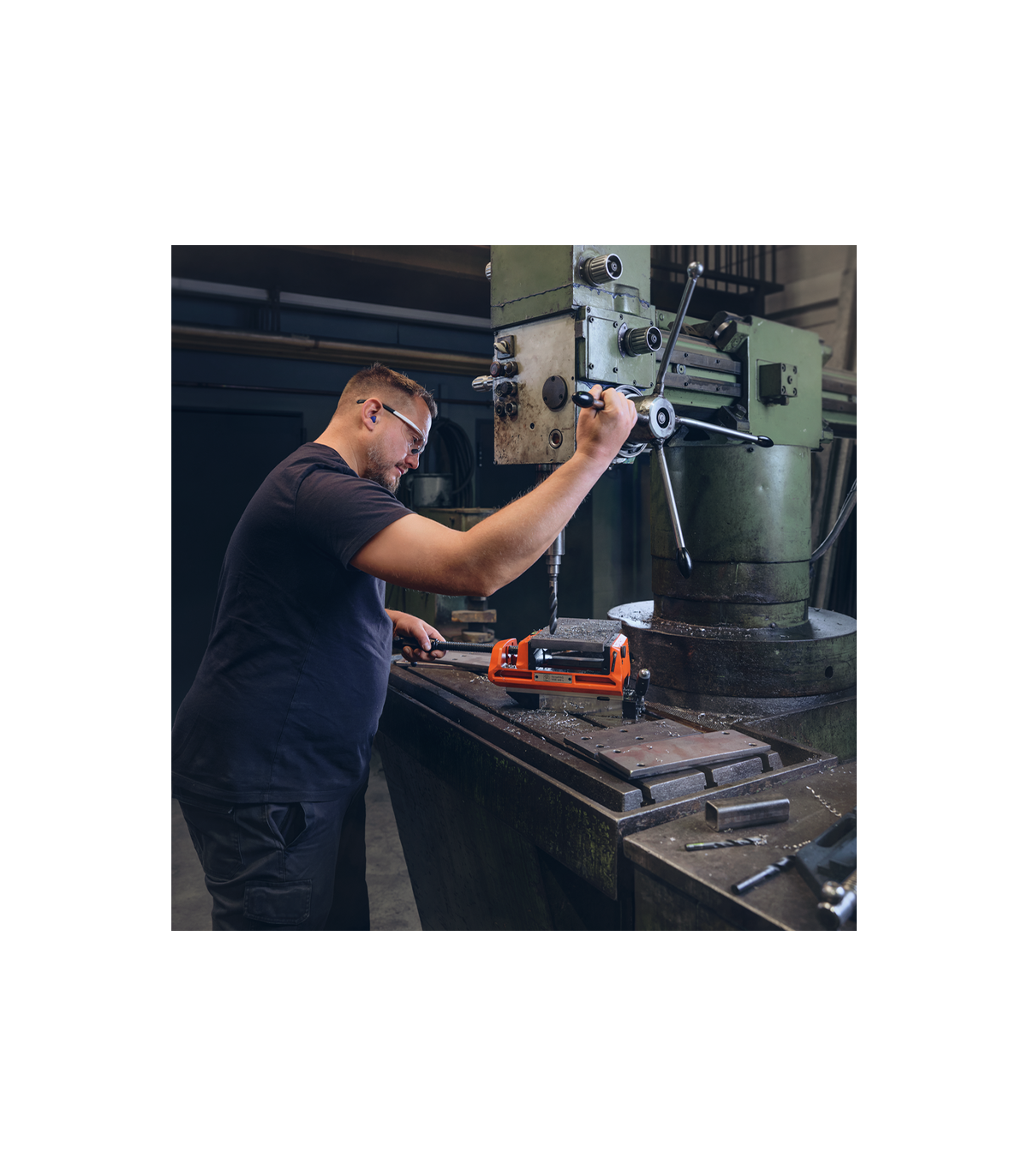 Set aimant magnétique avec étau VERSAMAG 160 L Fein
