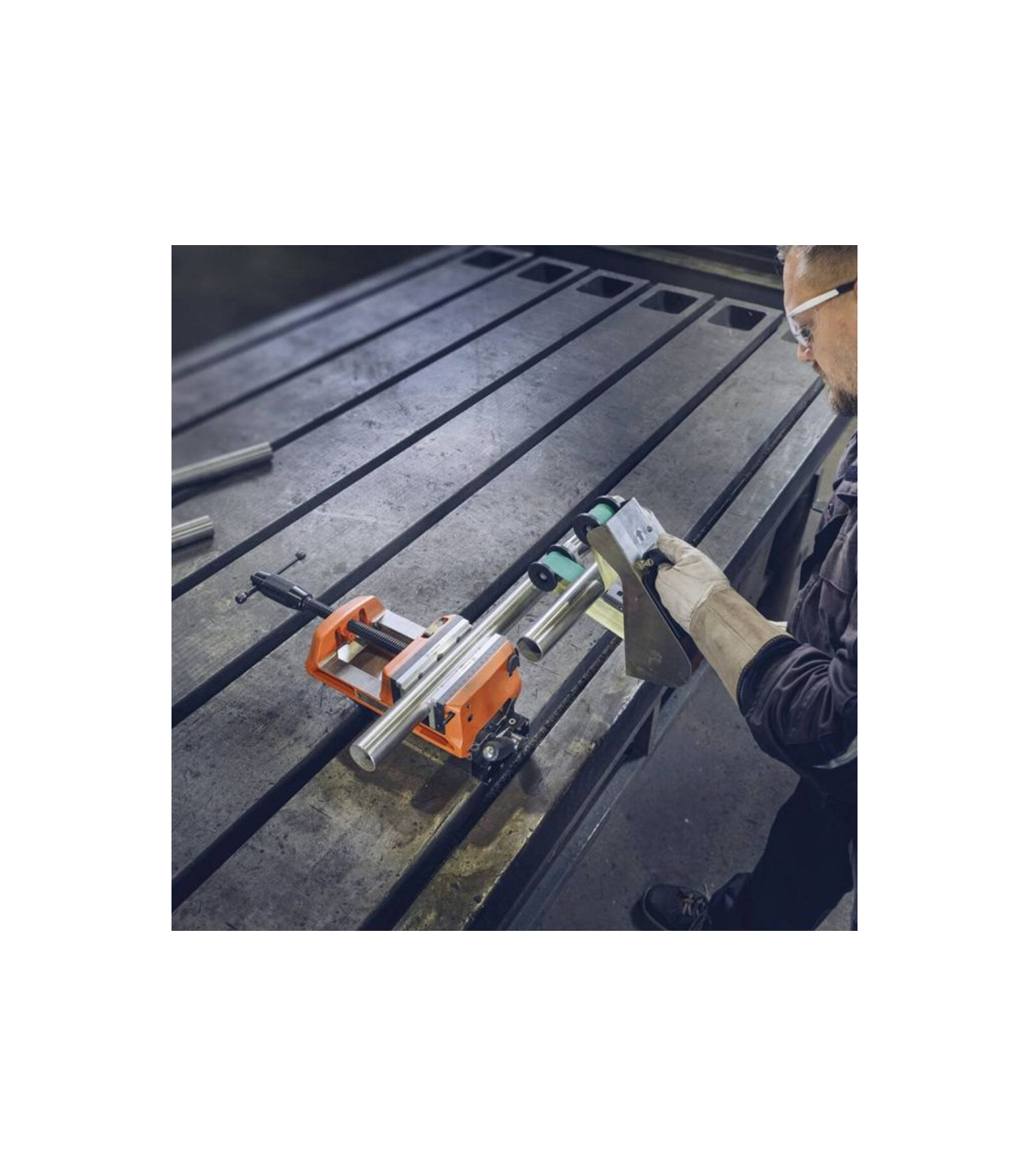 Set aimant magnétique avec étau VERSAMAG 160 L Fein