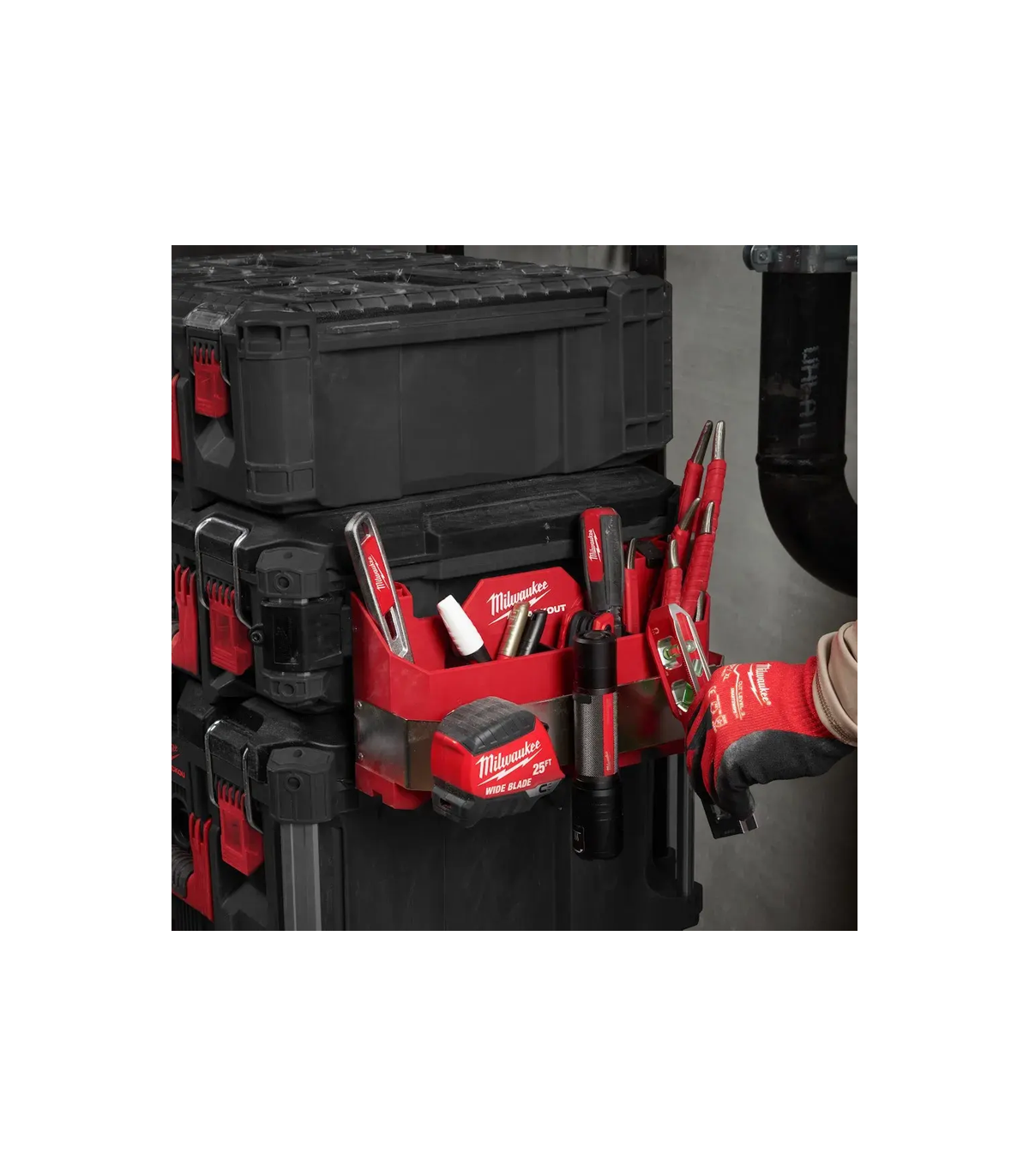 Bac latéral grand format pour caisse Packout MILWAUKEE