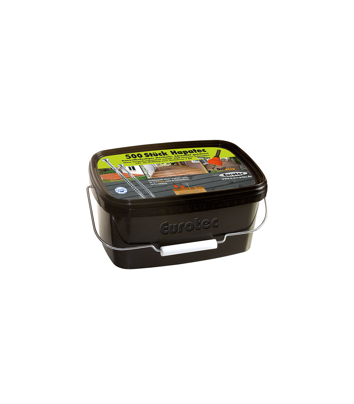 Seau de 500 Vis Hapatec acier inoxydable EUROTEC