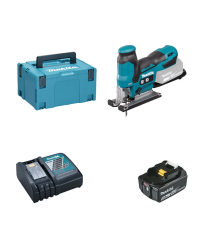 Scie sauteuse 18V DJV185ZJ + 1 batterie 18V 5 Ah + 1 chargeur rapide DC18RC MAKITA